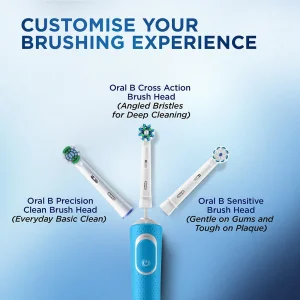 قیمت مسواک برقی اورال بی مدل Vitality D100 آبی