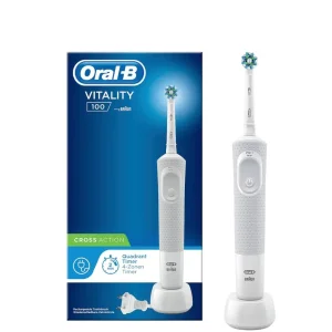 مسواک برقی اورال بی مدل Vitality D100 سفید