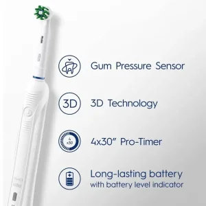 مسواک برقی اورال بی مدل PRO1 680 سفید + کیف نگهدارنده