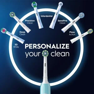 مسواک برقی اورال بی مدل PRO SERIES 1 آبی + یک عدد سری اضافه