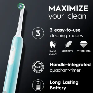 نمایندگی فروش مسواک برقی اورال بی مدل PRO SERIES 1 آبی + یک عدد سری اضافه