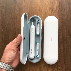 قاب مسواک برقی مدل Wober مناسب اورال بی رنگ سفید