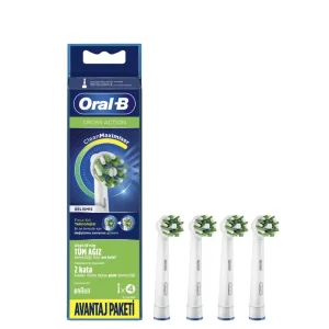 سری یدک مسواک برقی اورال بی 4 عددی مدل Cross Action سفید