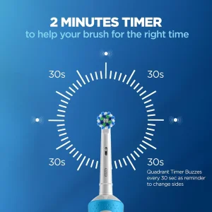 مسواک برقی اورال بی مدل Vitality D100 آبی (2Mode)