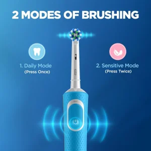 مسواک برقی اورال بی مدل Vitality D100 آبی (2Mode)