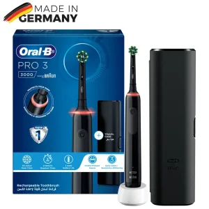 مسواک برقی اورال بی مدل PRO3 3000 مشکی + کیف نگهدارنده