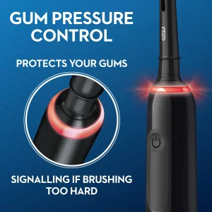 مسواک برقی اورال بی مدل PRO3 3000 مشکی + کیف نگهدارنده