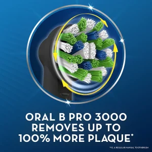 مسواک برقی اورال بی مدل PRO3 3000 مشکی + کیف نگهدارنده