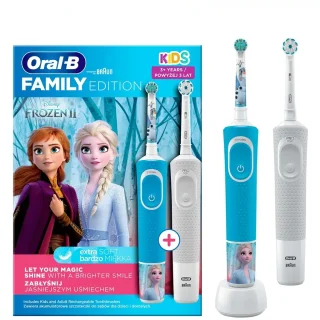 مسواک برقی دوقلو اورال بی مدل Family Edition Frozen