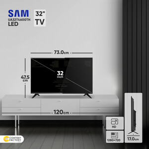 تلویزیون ال ای دی سام الکترونیک مدل UA32T4600TH سایز 32 اینچ