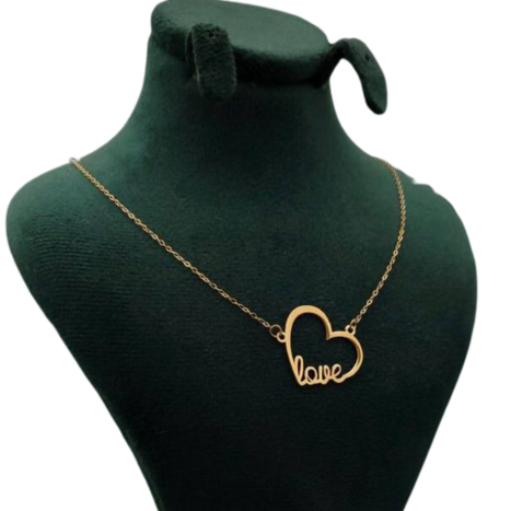 گردنبند طلا 18 عیار زنانه مدل قلب