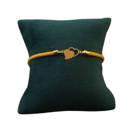 دستبند طلا 18 عیار زنانه مدل طلوع عشق