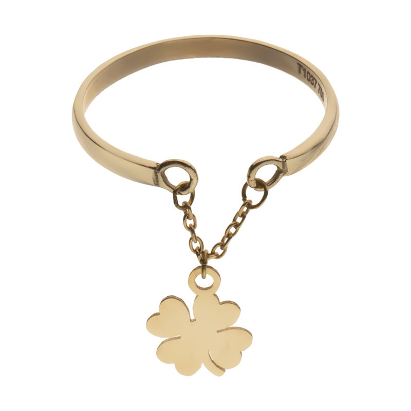 انگشتر طلا 18 عیار زنانه مدل برگ MR0690