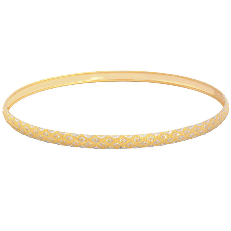 النگو طلا 18 عیار زنانه مدل گل بهار کد G2