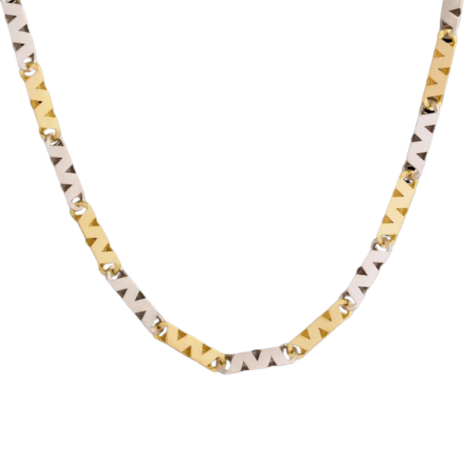 زنجیر طلا 18 عیار مردانه مدل ام دبلیو کد MW60