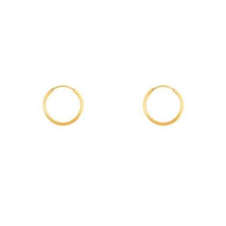 گوشواره طلا 18 عیار مردانه مدل حلقه