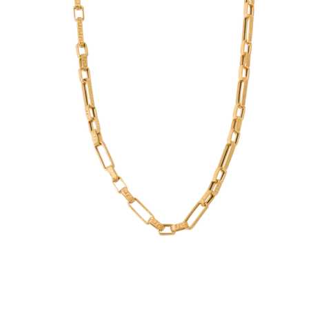 زنجیر طلا 18 عیار مردانه مدل ورساچه