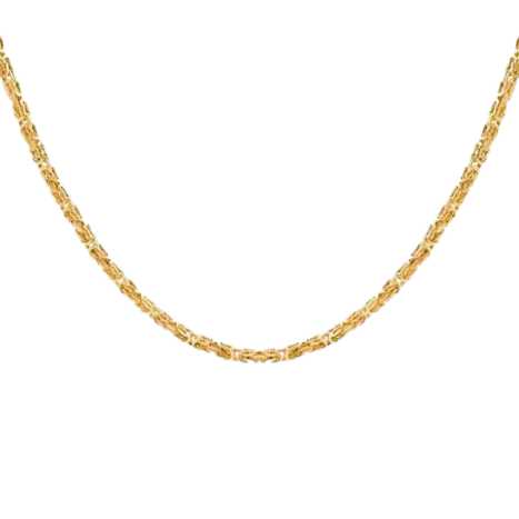 زنجیر طلا 18 عیار مردانه مدل فلورانس