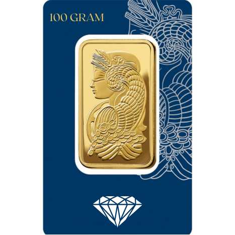 شمش طلا 24 عیار 100 گرمی