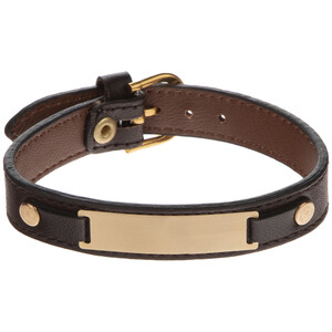 دستبند طلا 18 عیار مردانه مدل مستطیل