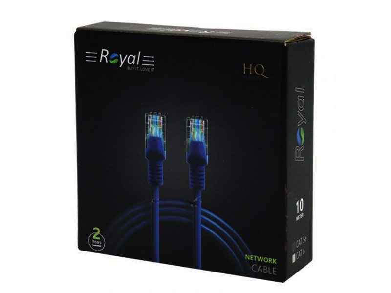 کابل شبکه Royal Cat5 10m