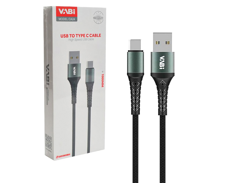 کابل شارژر تایپ سی وابی مدل CA24