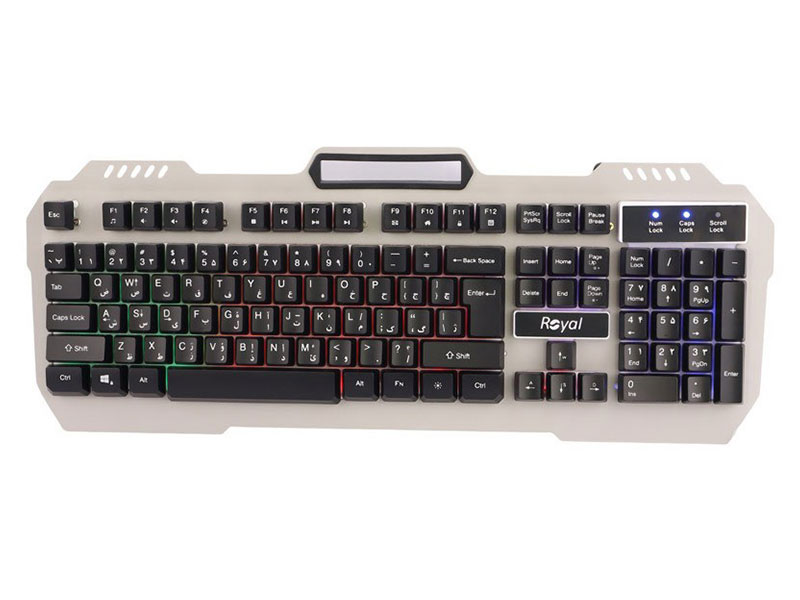کیبورد گیمینگ رویال مدل RKG-615