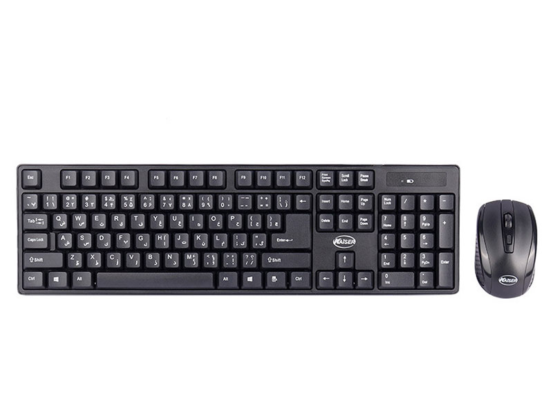 کیبورد و ماوس بی سیم Kaiser KWM-490
