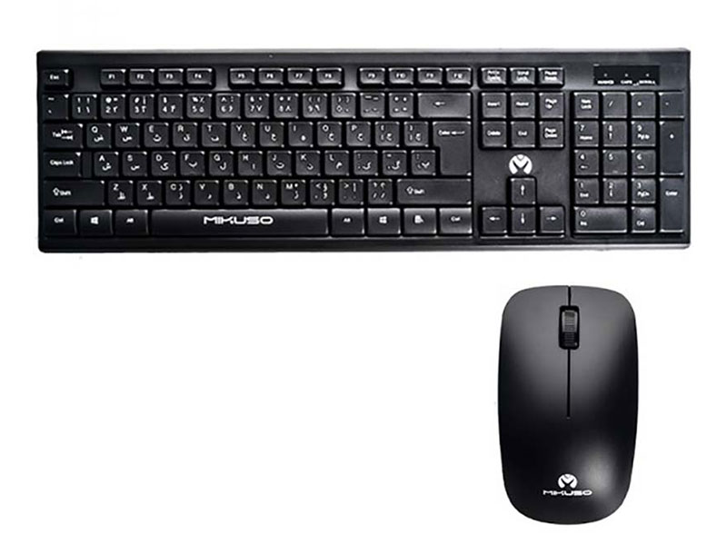 کیبورد و ماوس بی سیم میکاسو مدل KB-C019