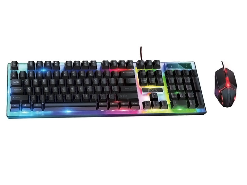 کیبورد و ماوس گیمینگ هوکو مدل GM18