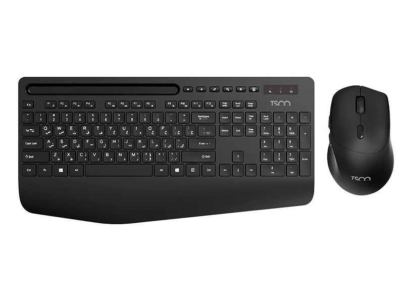 کیبورد و ماوس بی سیم تسکو TKM 7025W