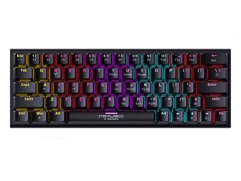 کیبورد گیمینگ مکانیکال میکاسو مدل XK-63