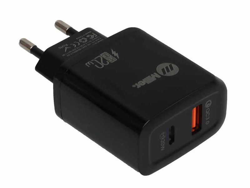 شارژر 38 وات میلر مدل M-72 + کابل تایپ سی