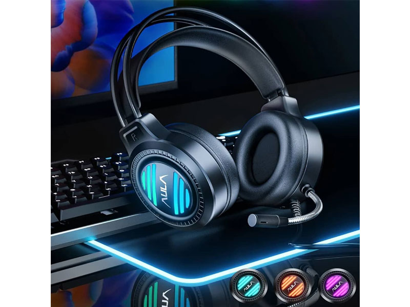 هدست Aula S606 گیمینگ RGB