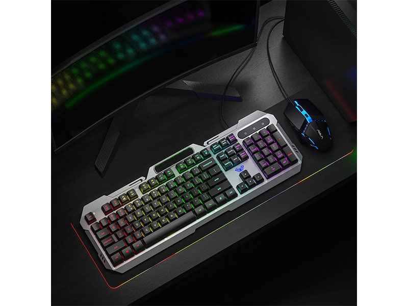 کیبورد و ماوس باسیم آئولا دارای RGB مدل F2023 COMBO&nbsp;