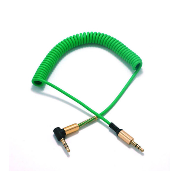 کابل AUX فنری مخصوص موبایل و اسپیکر