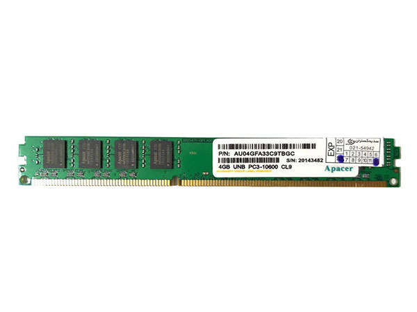 رم کامپیوتر Apacer DDR3 4GB 1333MHz CL9 Single