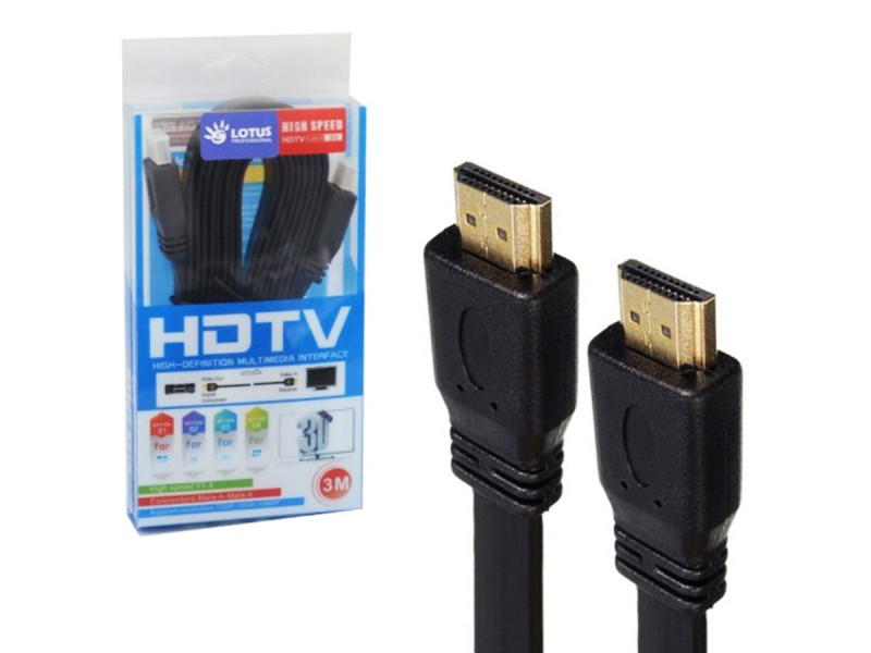 کابل HDMI لوتوس فلت (LOTUS) طول 3 متر