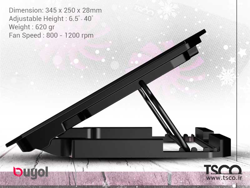 پایه خنک کننده لپ تاپ تسکو مدل TCLP 3109