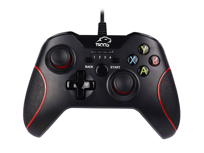 دسته بازی تک شوکدار سیمی TSCO TG120