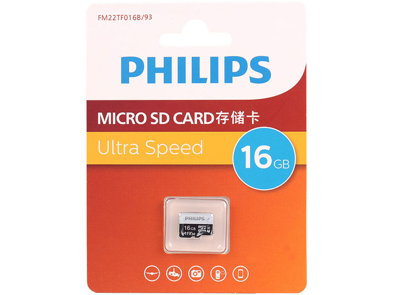 رم میکرو اس دی فیلیپس Ultra Speedظرفیت 16 گیگابایت