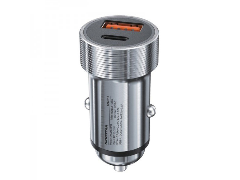 شارژر فندکی فست شارژ KingStar KC240PD 3A PD 20W
