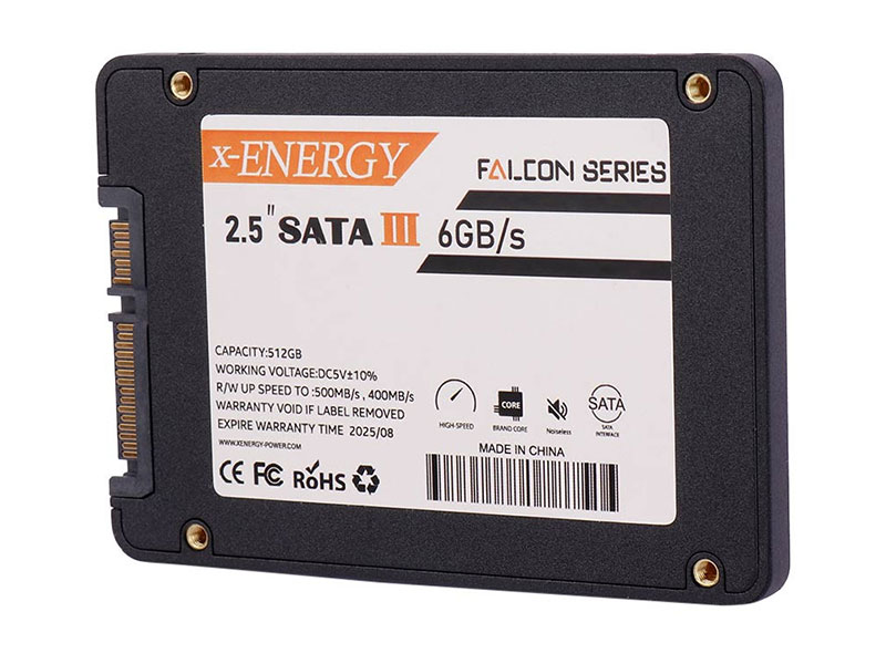 حافظه SSD اینترنال ایکس انرژی مدل Falcon ظرفیت 512 گیگابایت