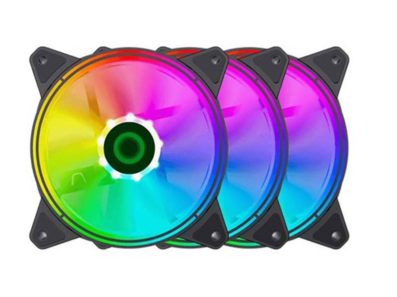 فن خنک کننده کیس انزو RGB دار مدل FAN-002