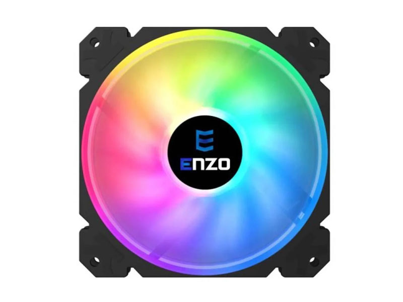 فن خنک کننده کیس انزو RGB دار مدل FAN-003