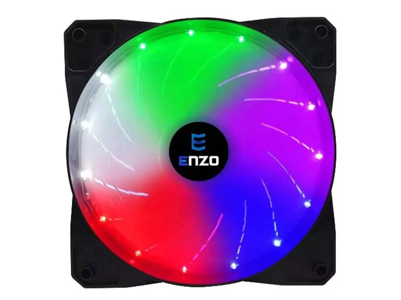 فن خنک کننده کیس انزو RGB دار مدل FAN-004