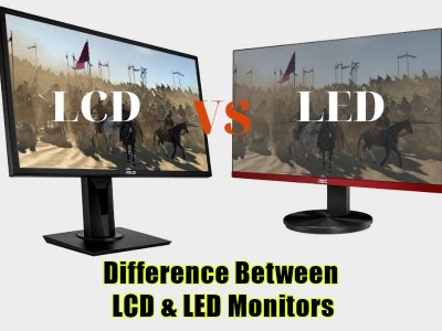 مقایسه تفاوت های مانیتور های LED و LCD