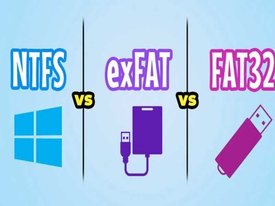 تفاوت فرمت های FAT32 ،exFAT ،NTFS