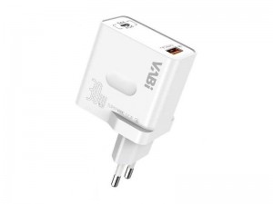 شارژر دیواری 30 وات دو پورت + کابل تایپ سی وابی مدل H36