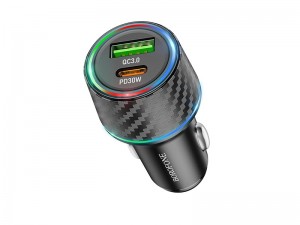 شارژر فندکی 48 وات دو پورت بروفون مدل BZ21